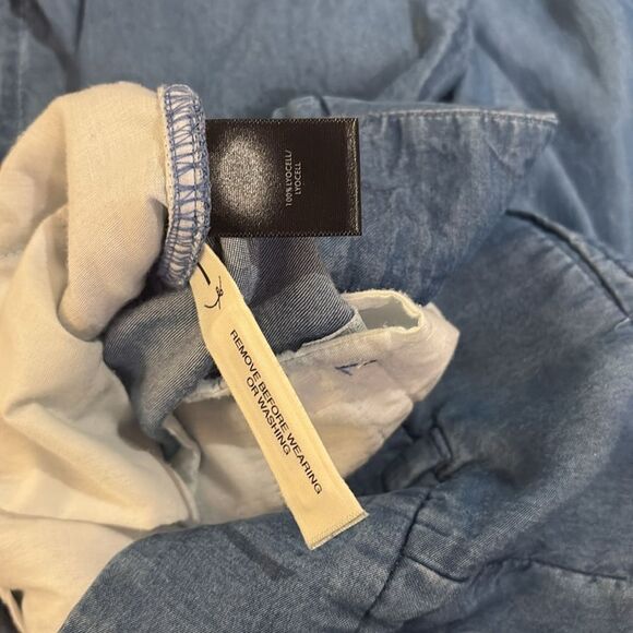 Ann Taylor 100% Lyocell wide leg pleated trousers SZ 00 - Picture 11 of 12